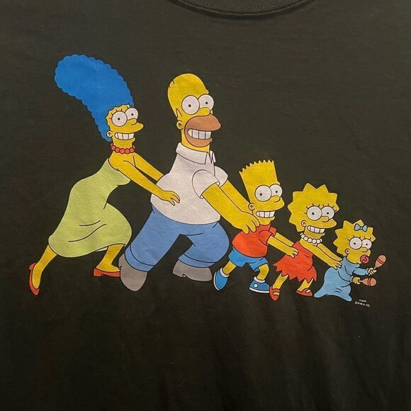 The Simpsons Dark Green T-Shirt - Picture 2 of 5